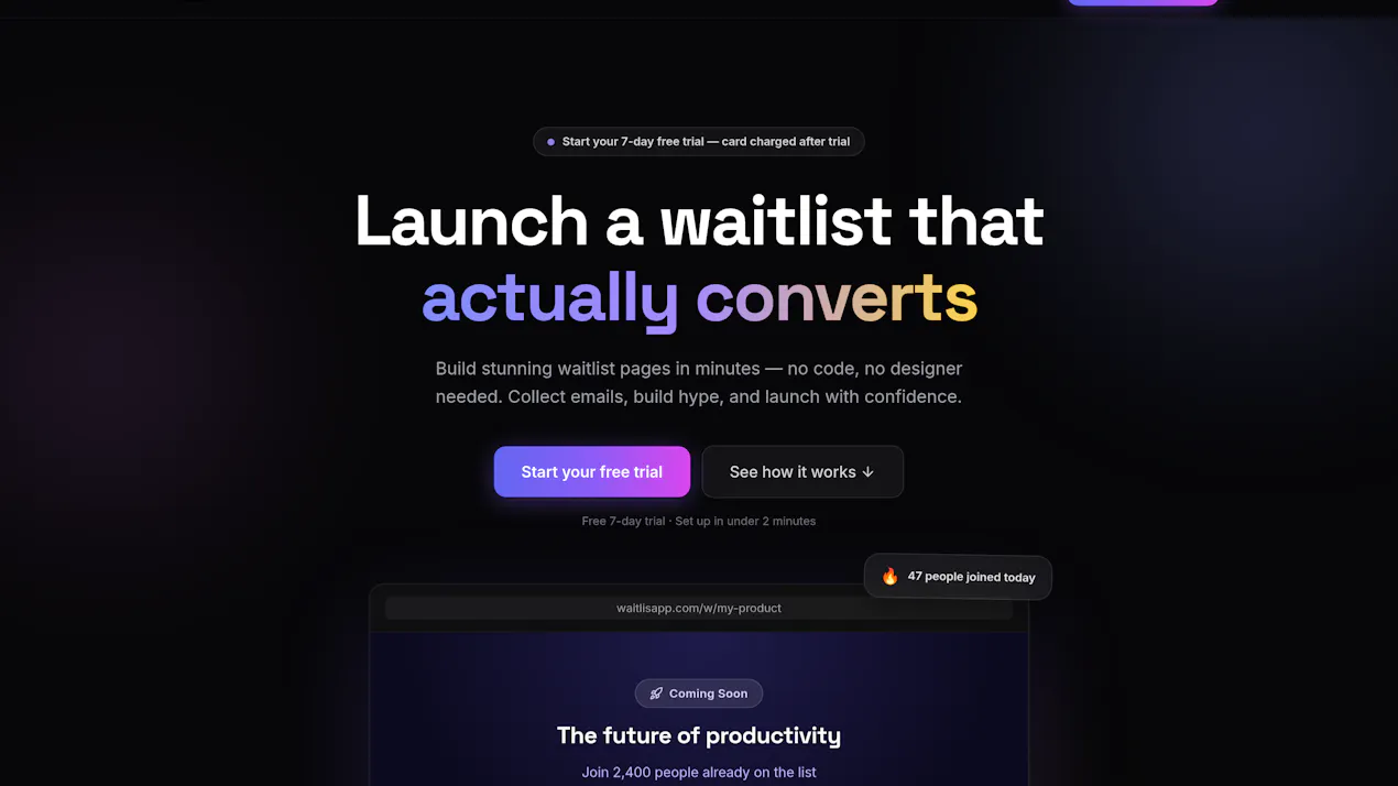 Waitlisapp product