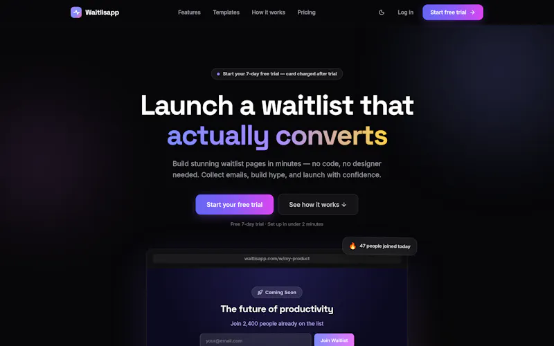 Waitlisapp screenshot 1