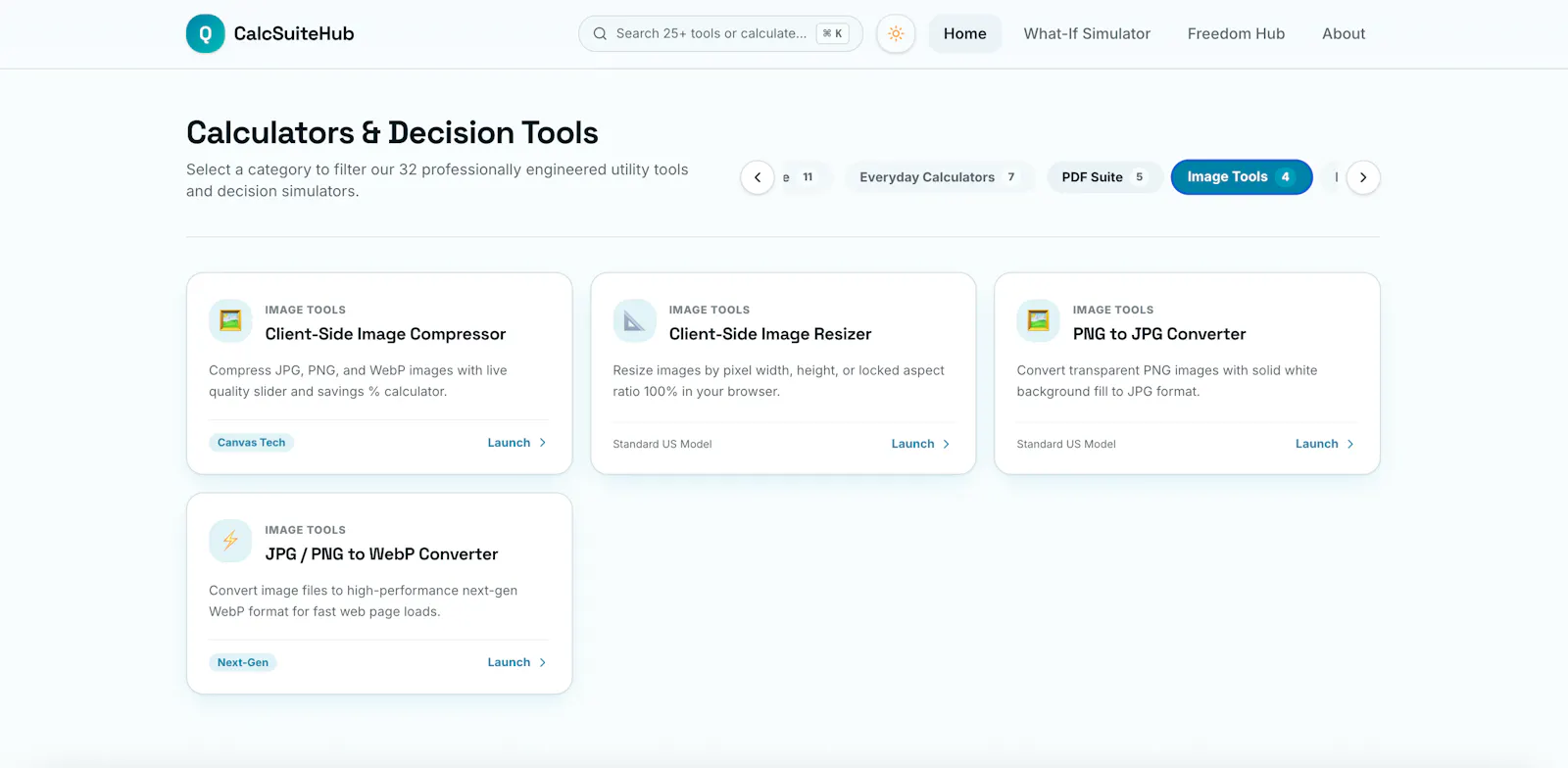 CalcSuiteHub screenshot 3
