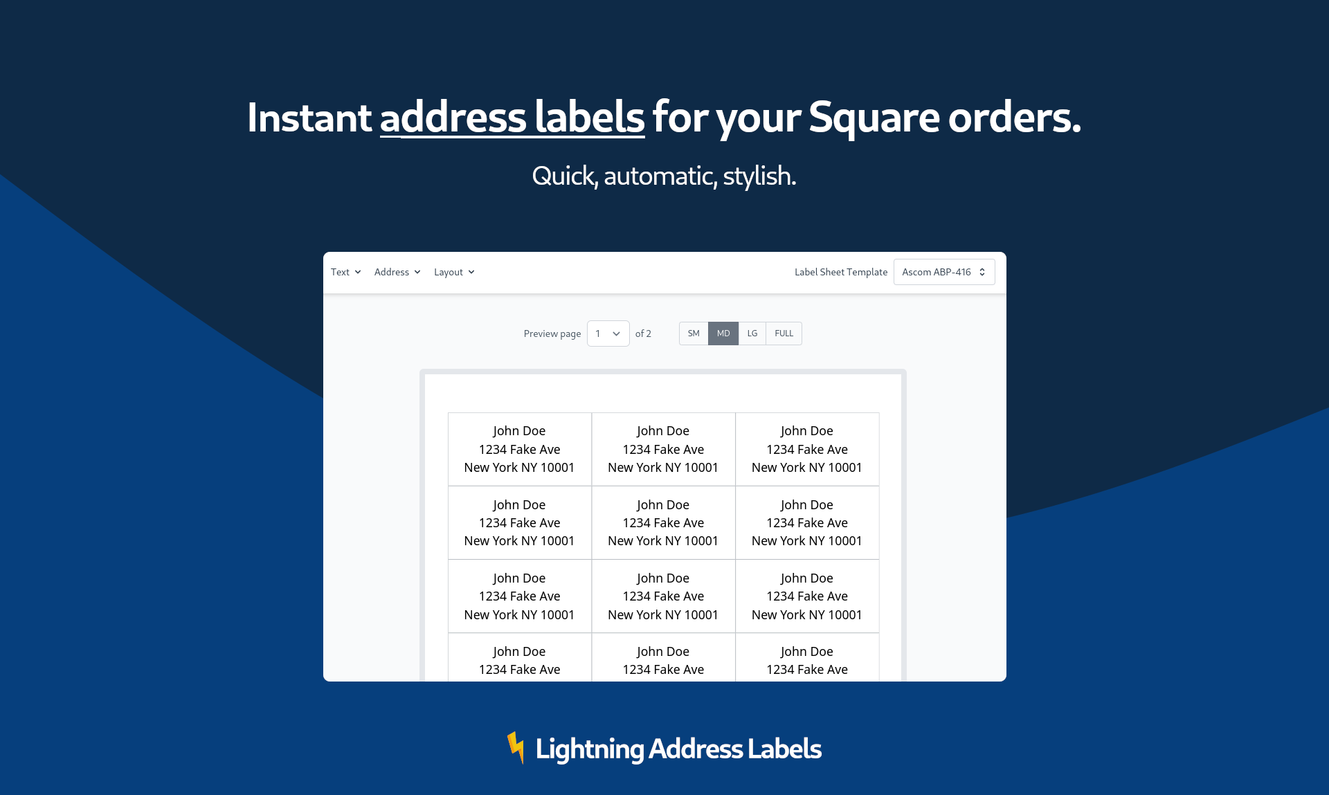 Lightning Address Labels media 2