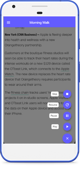 Morning Walk App gallery image