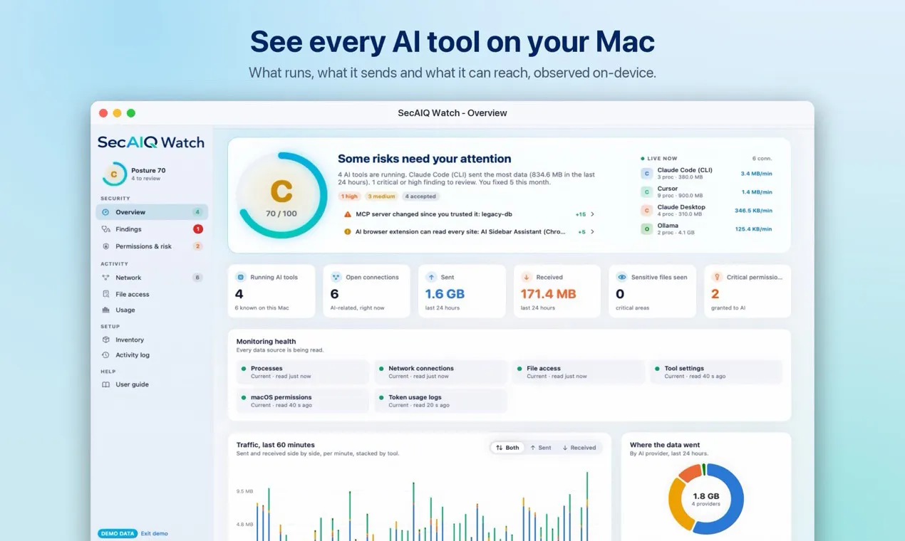 SecAIQ Watch for Mac gallery image