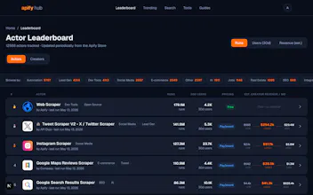 Apify Hub gallery image