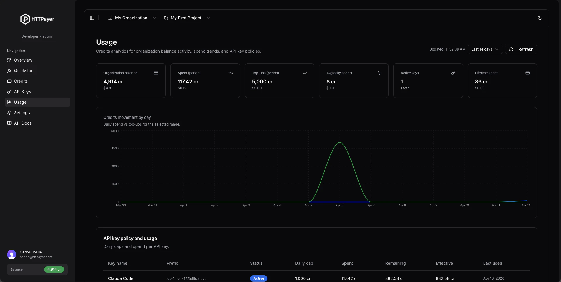 HTTPayer screenshot 2