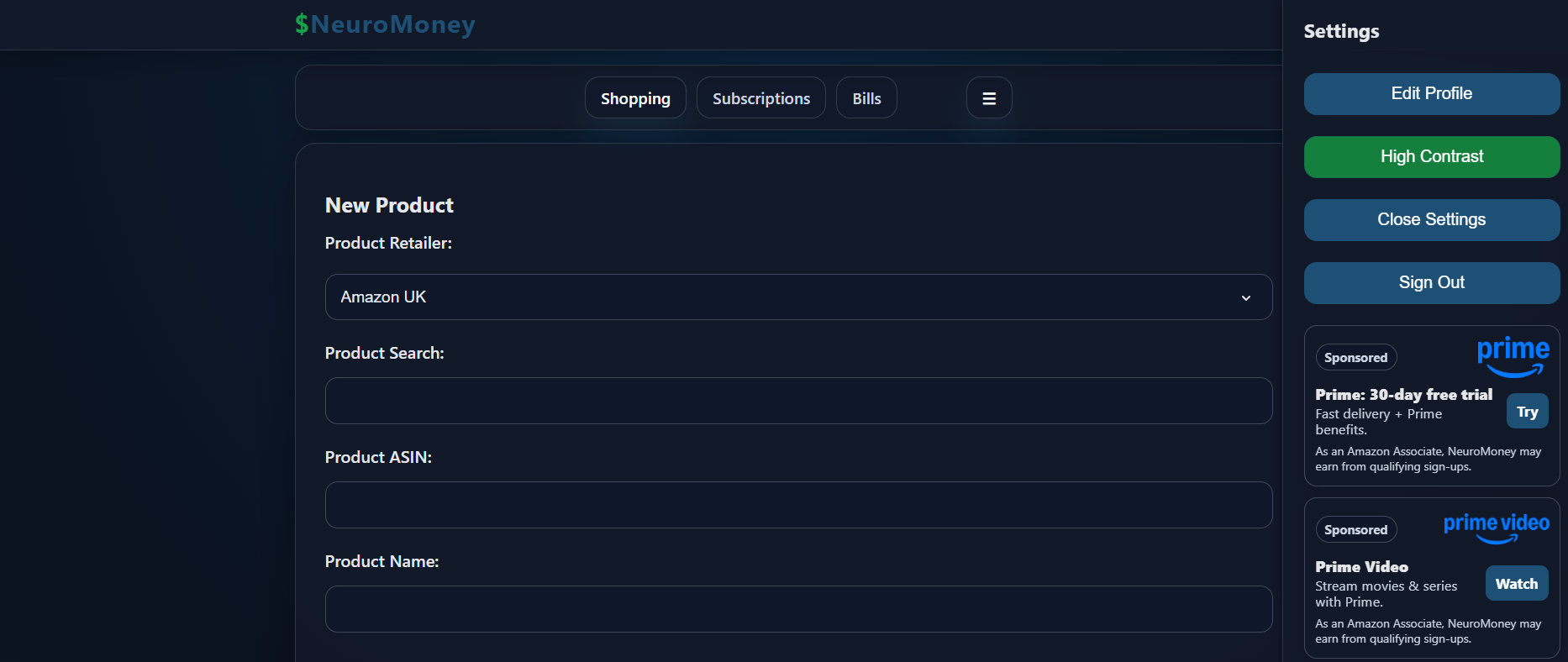 NeuroMoney gallery image