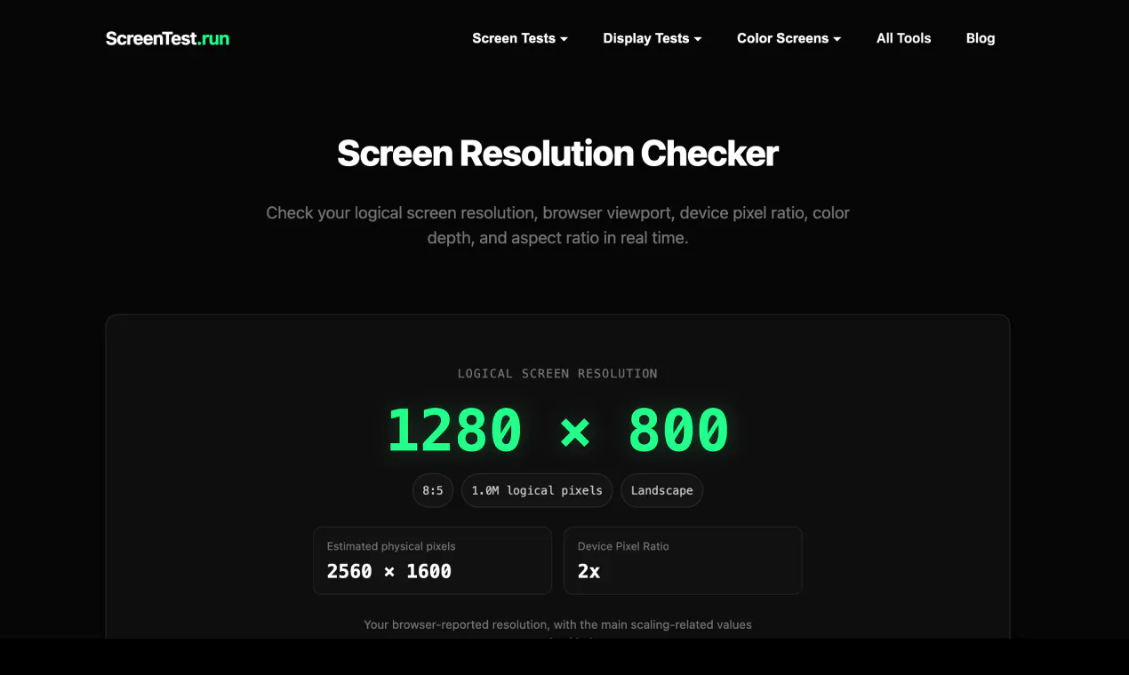 Screentest gallery image