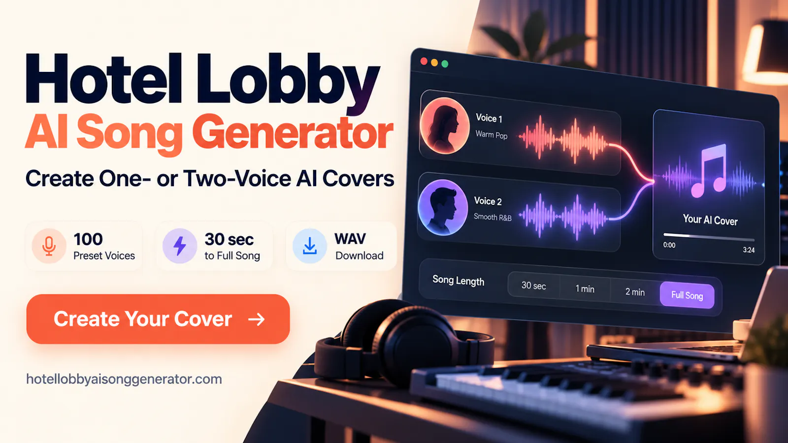 Hotel Lobby AI Song Generator screenshot 1