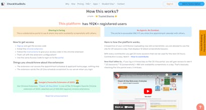 CheckVisaSlots gallery image