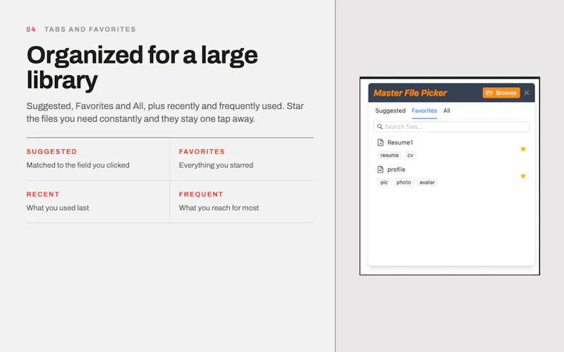 Master File Picker— Quick Upload Manager screenshot 4