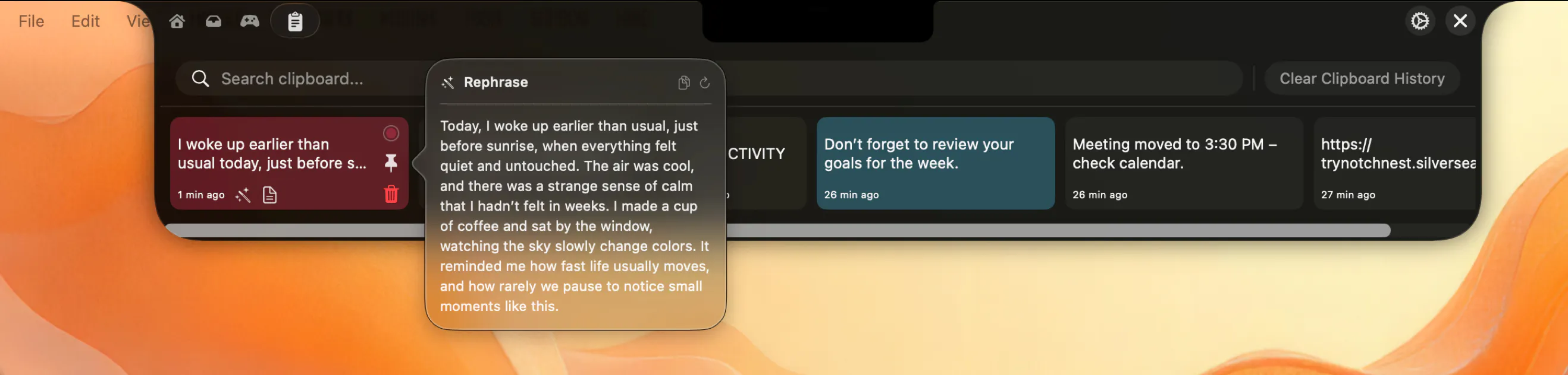 Customize a lightweight command center on your Mac - NotchNest: Quick Access Hub 2 08e0b8c1 84e6 46e2 879a 321a8739938f