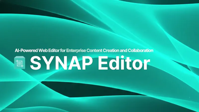 Synap Editor screenshot 1 (video preview)
