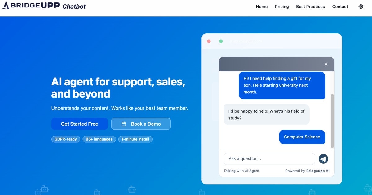 Bridgeupp Chatbot AI gallery image