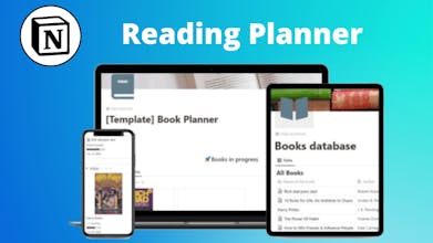 The 1-Page Notion Book Planner gallery image