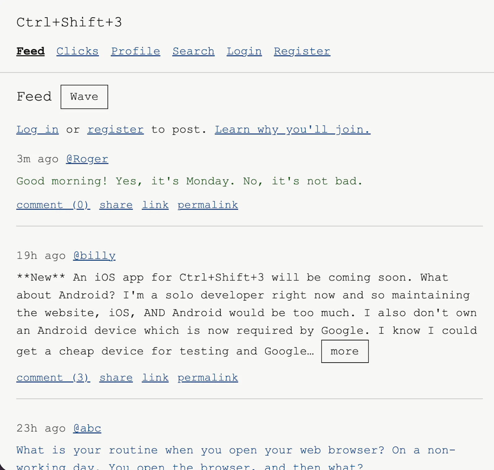Ctrl+Shift+3 screenshot 1