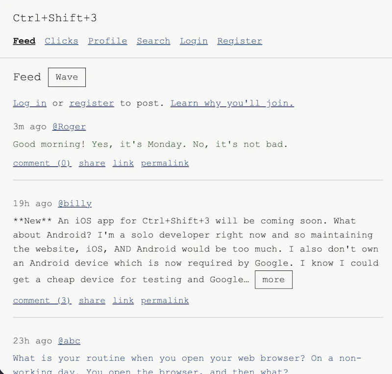 Ctrl+Shift+3 screenshot 1