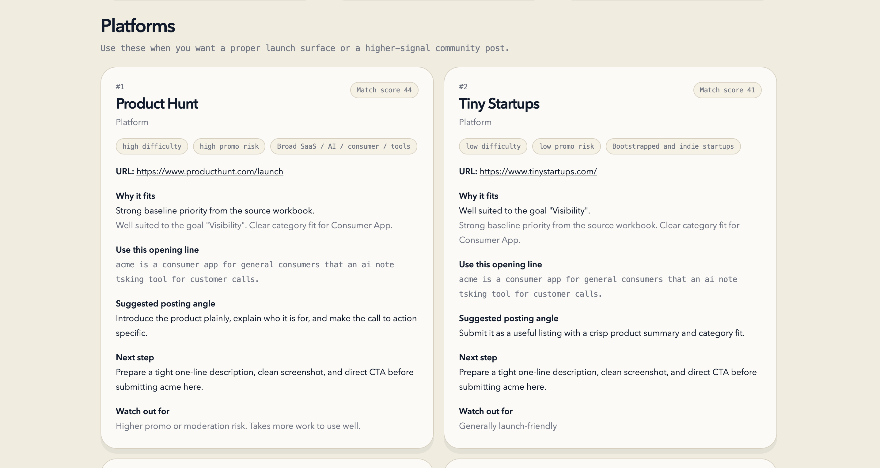 Where To Launch - Screenshot 5 showing product features and functionality