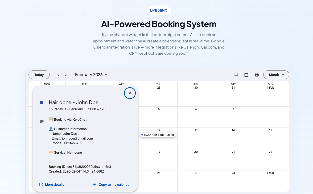 XeloChat gallery image