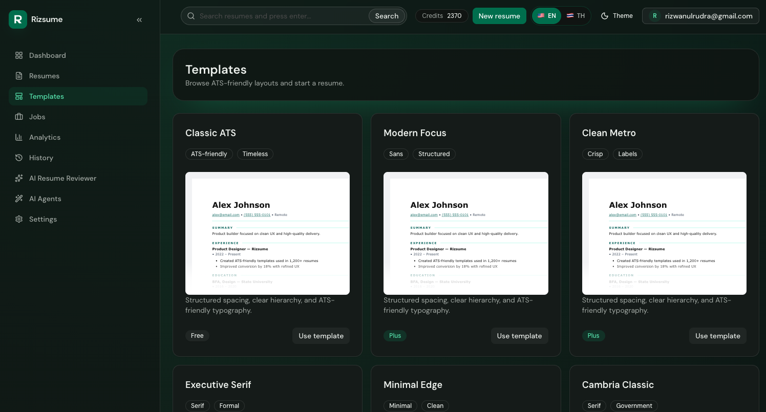 Rizsume gallery image