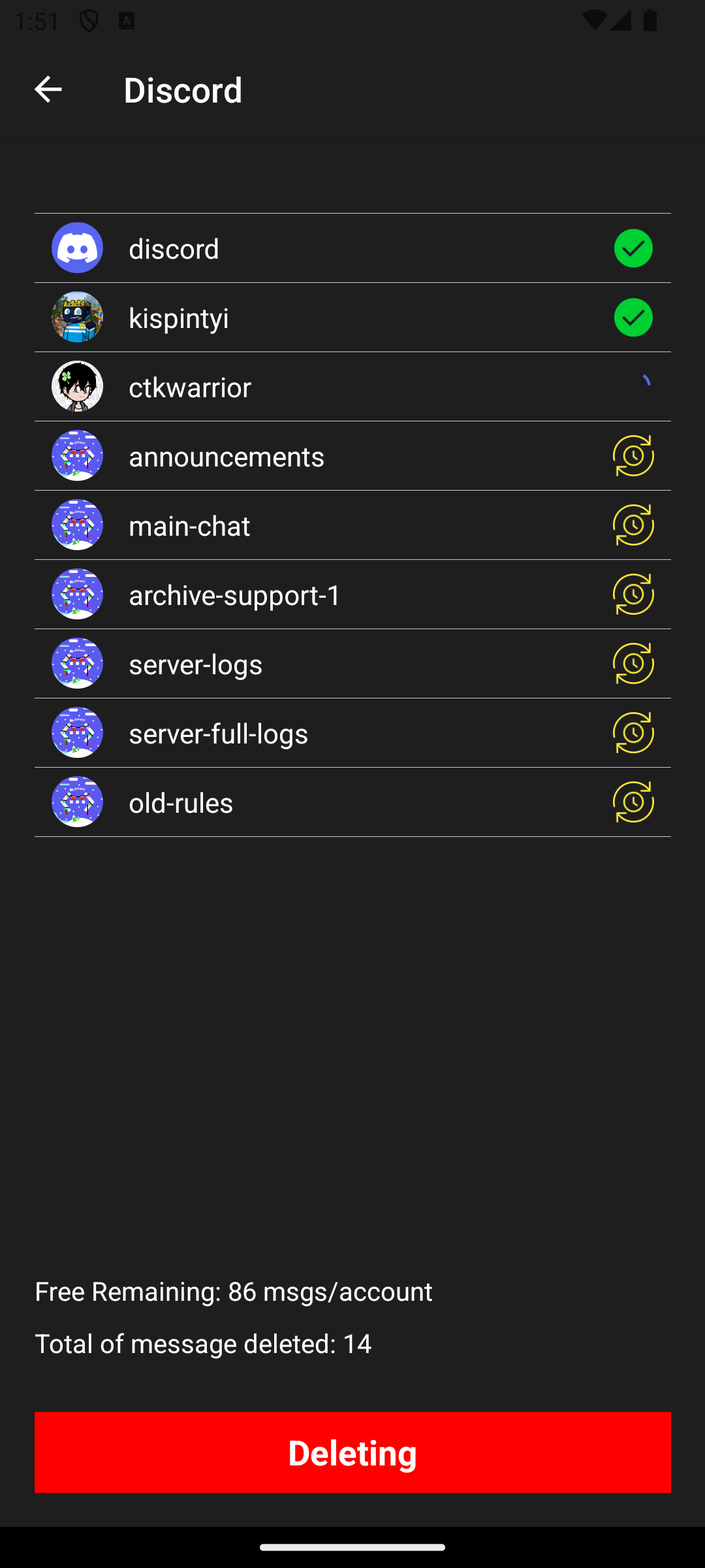 Sbloccare - Elimina Discord, Reddit, Twitter, Slack Messaggi media 2