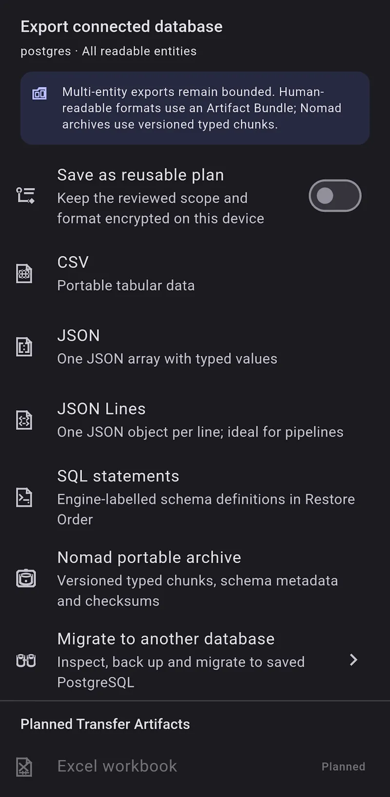 Nomad DB screenshot 8
