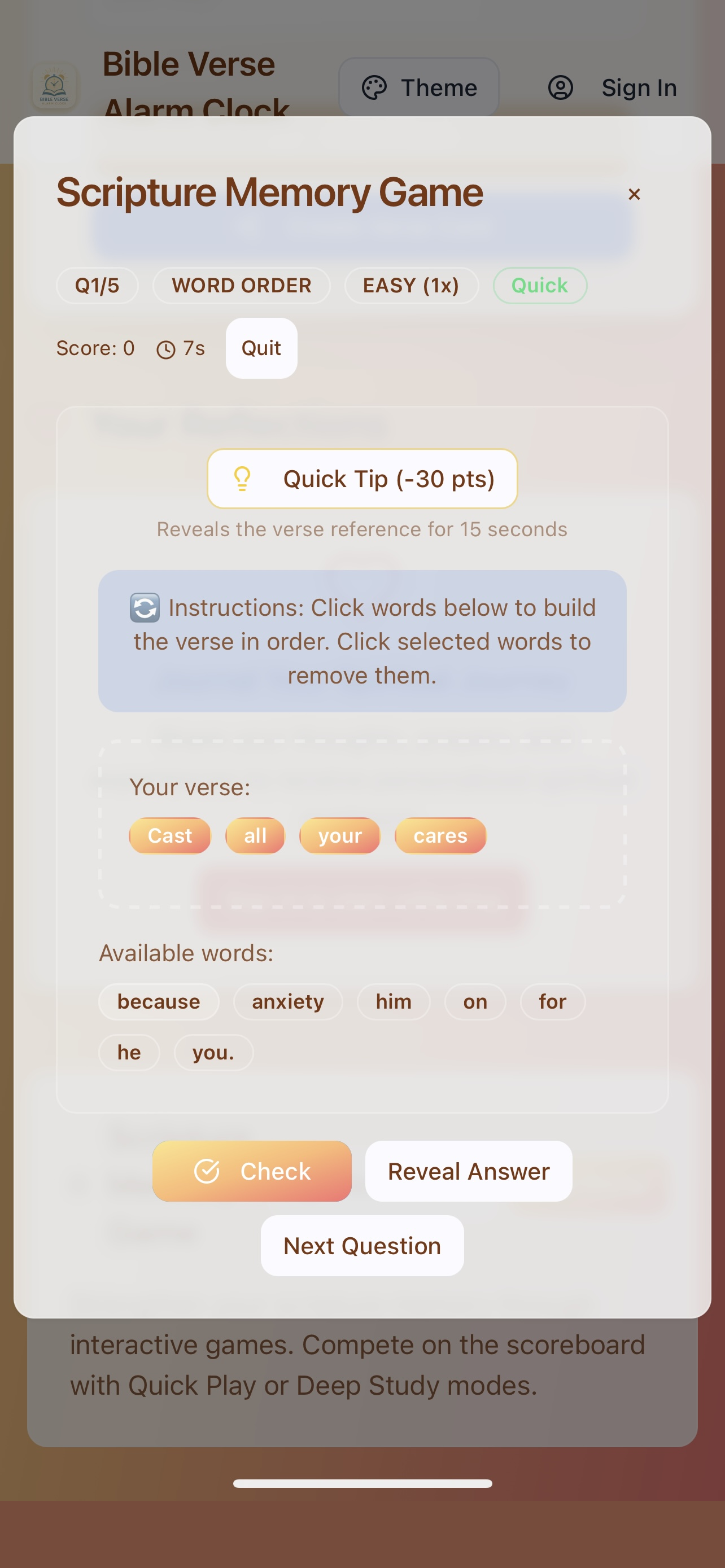 Bible Verse Alarm Clock gallery image