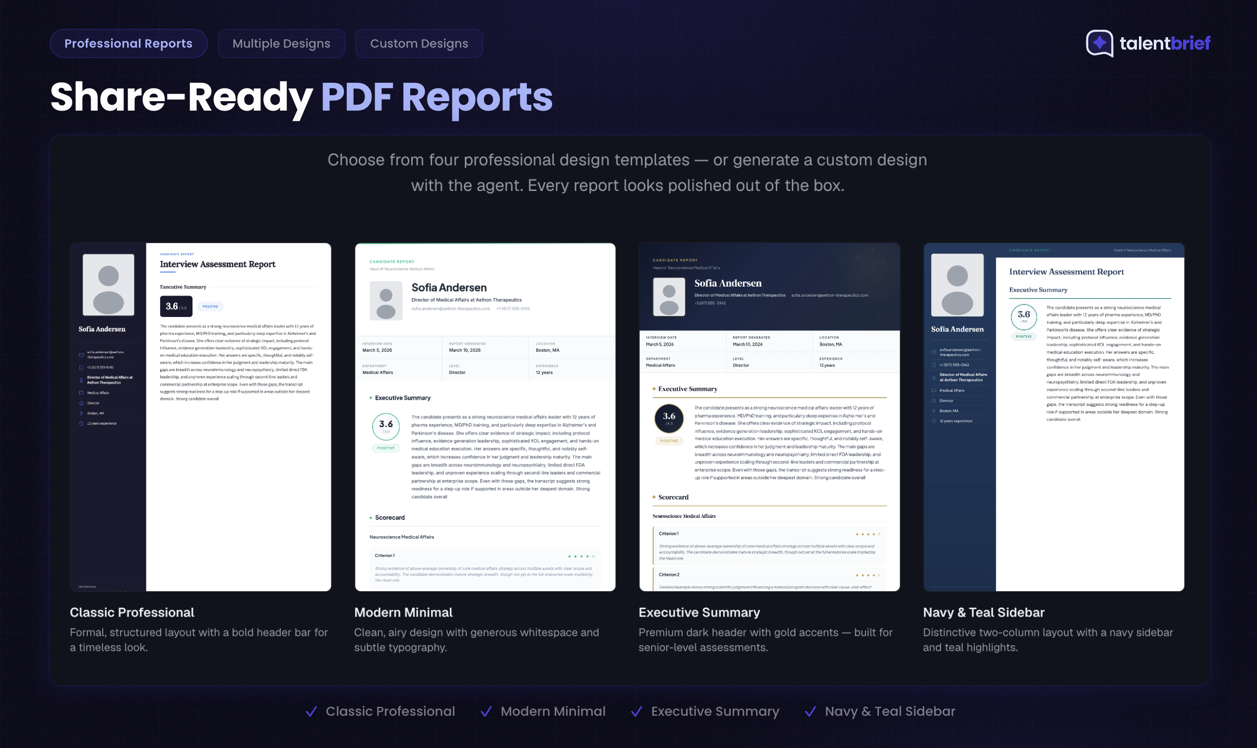 TalentBrief gallery image