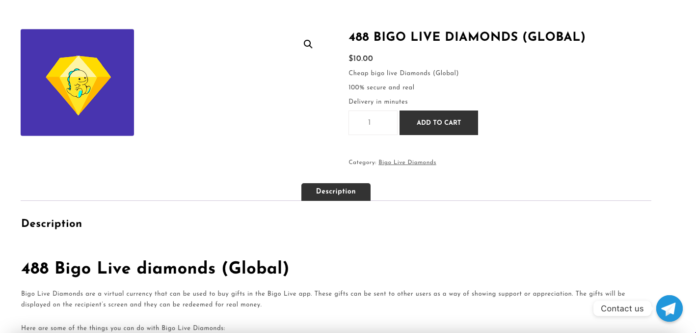 BIGO LIVE DIAMONDS gallery image