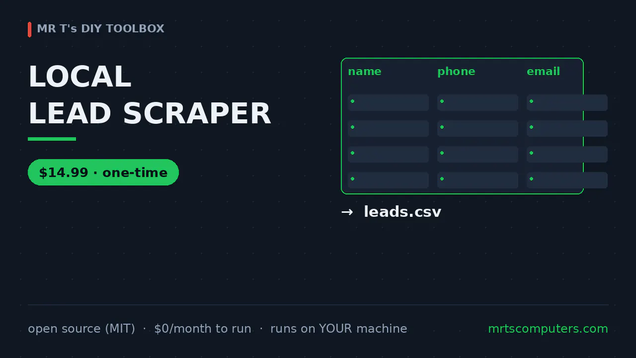 Local Lead Scraper gallery image