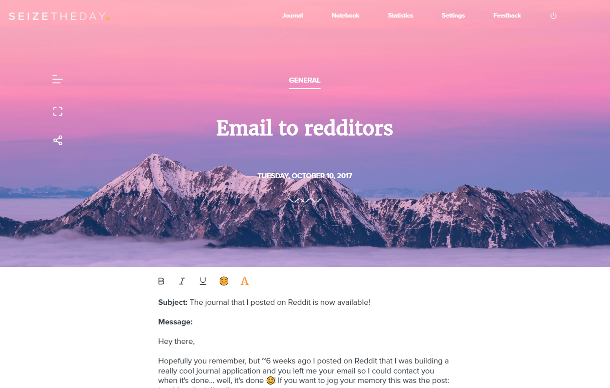 Seize The Day gallery image