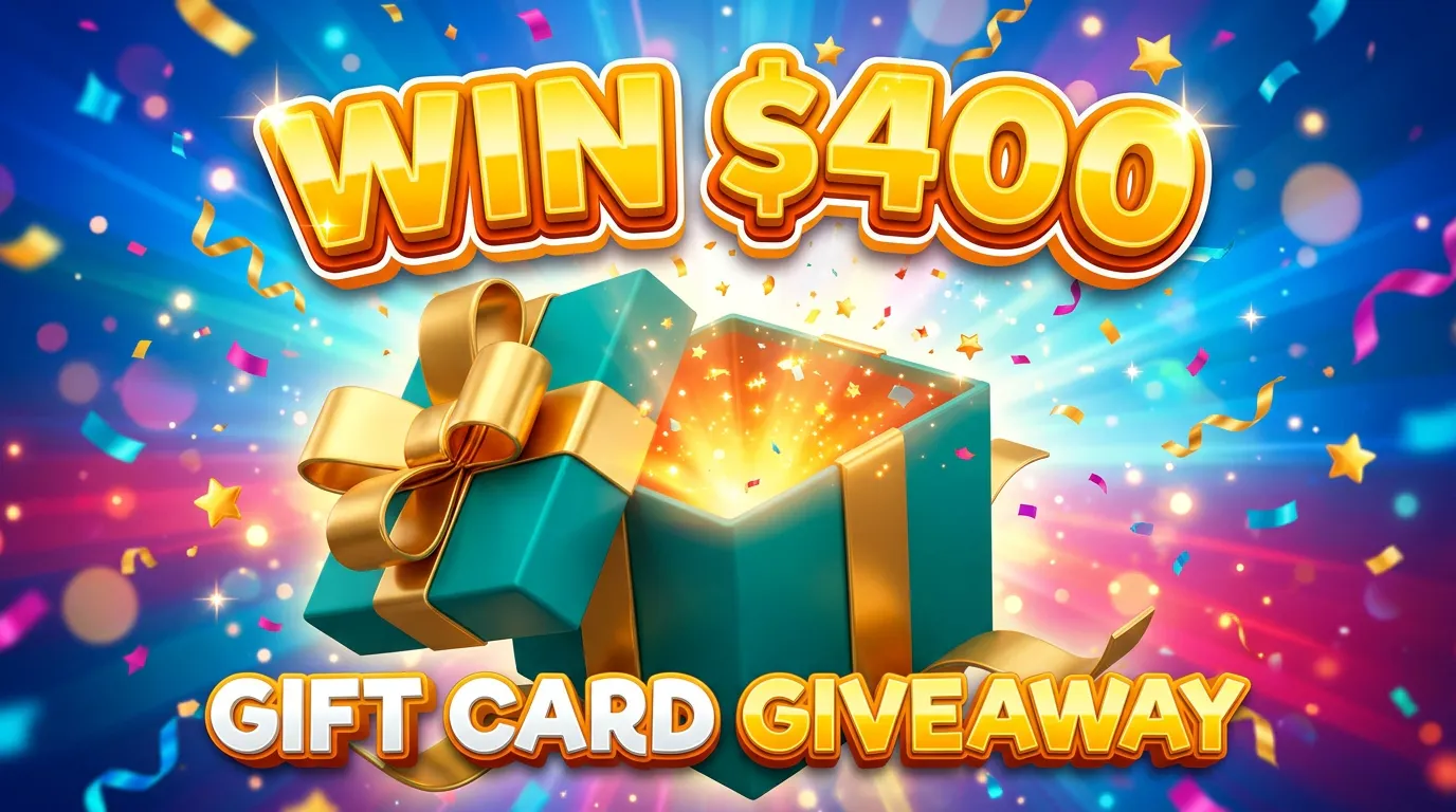 How to Win Our $400 Gift Card Giveaway