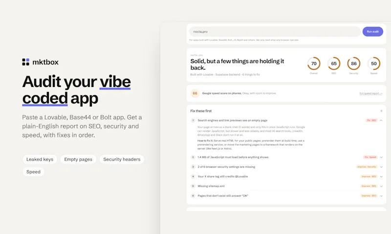 Marketing in a box screenshot 3