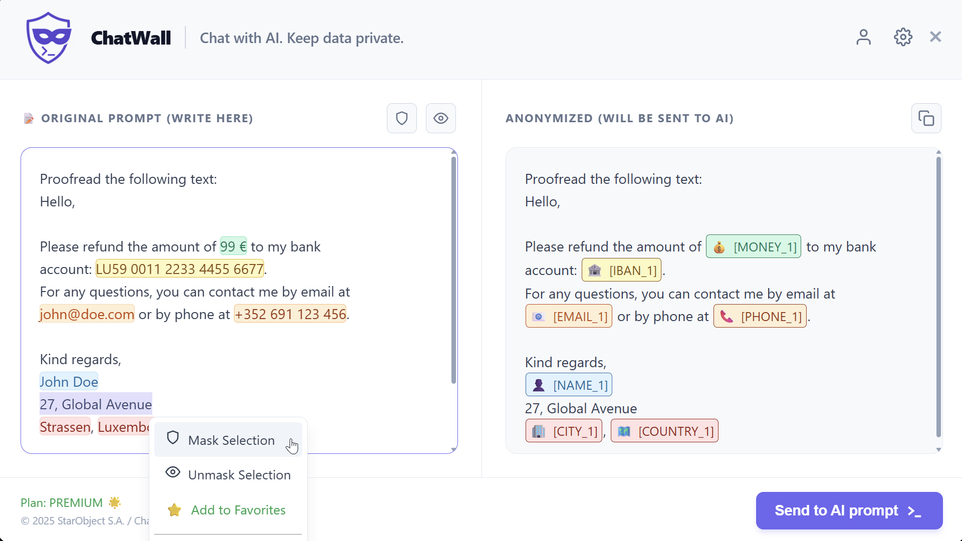 ChatWall - Screenshot 2 showing product features and functionality