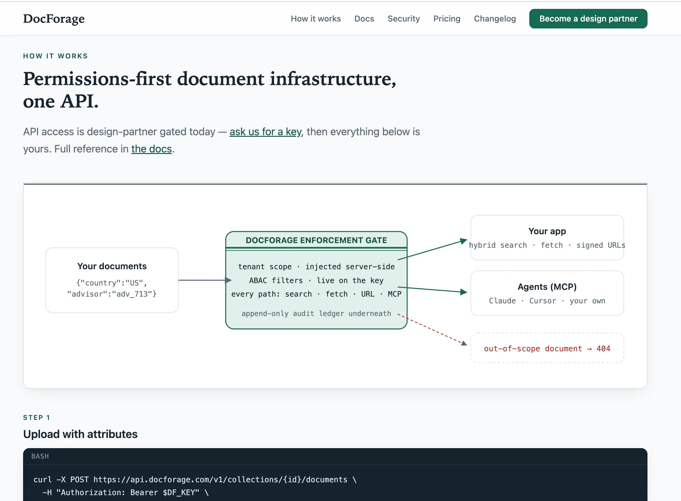 DocForage — Secure document intelligence gallery image