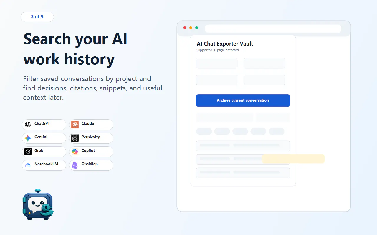 AI Chat Exporter: Local Vault gallery image
