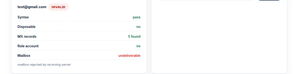 Email Verify 截图 3