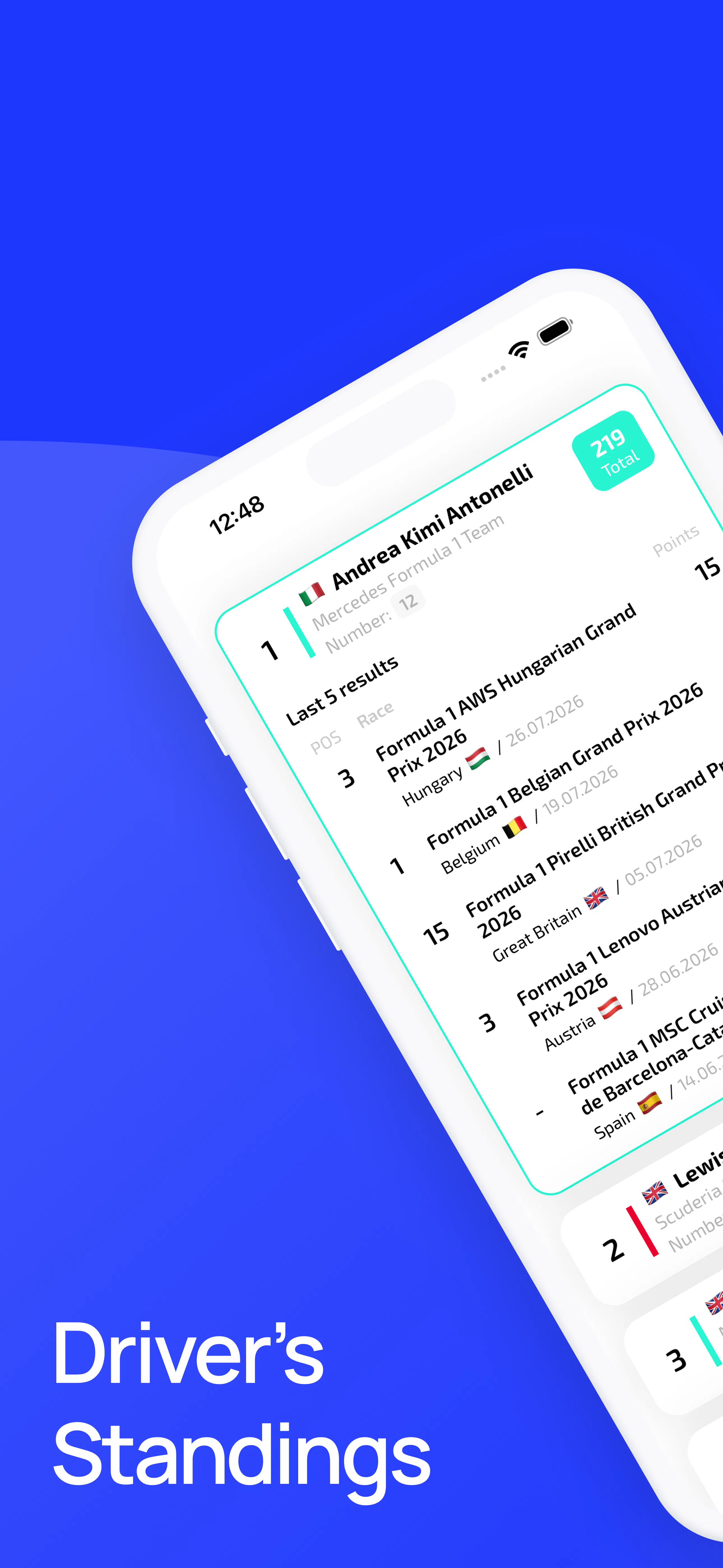 PlanB – F1 Companion App 2026 gallery image