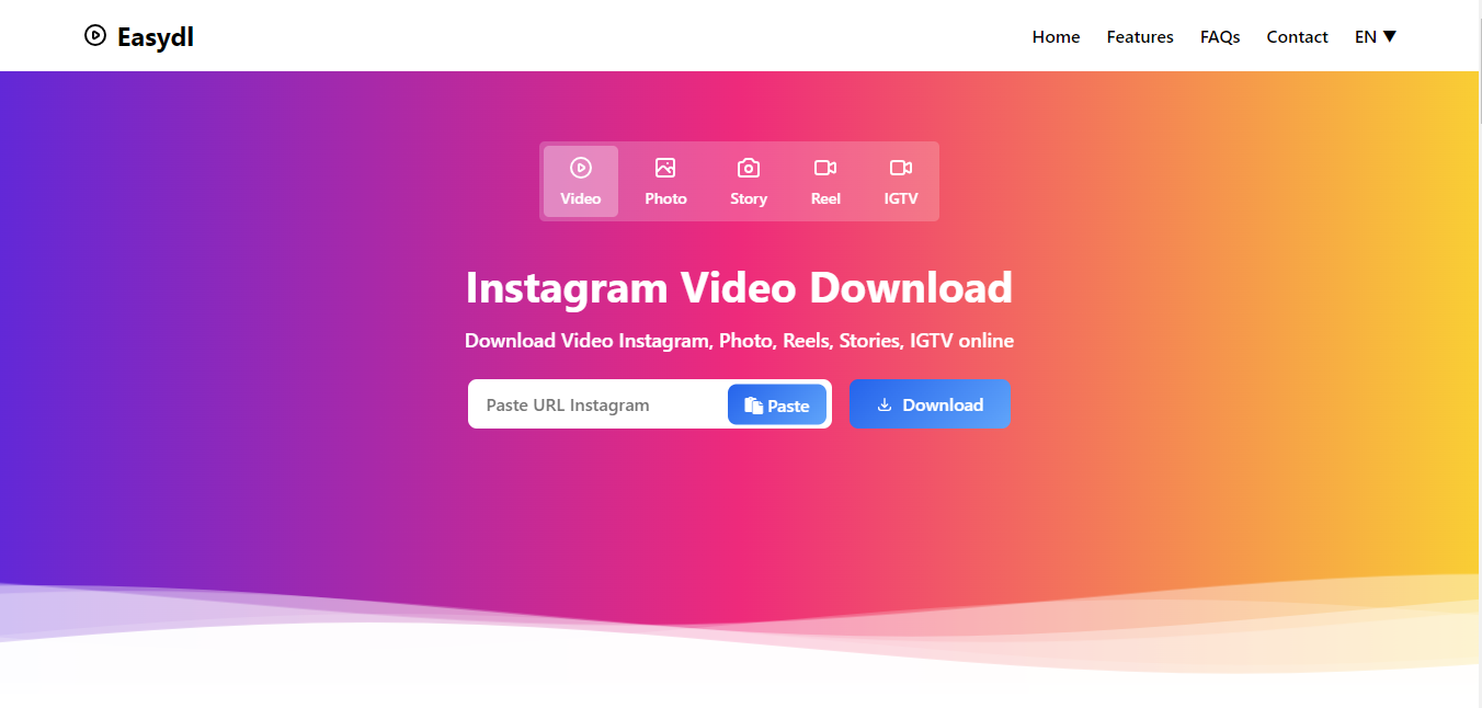 Easydl - Instagram video, photo & reel downloader media 1