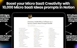 10,000+ Micro SaaS Ideas Prompts media 2