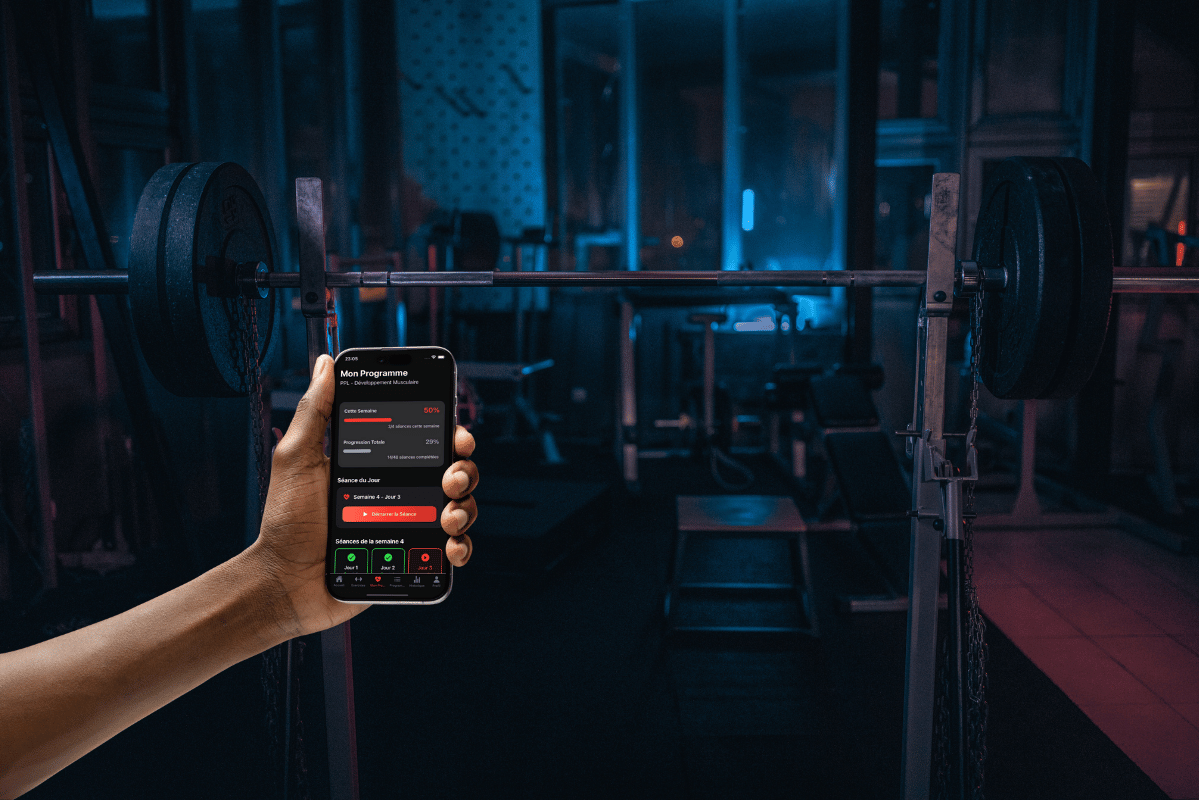 BenchRep for iOS & Android - Main product screenshot demonstrating key features and user interface