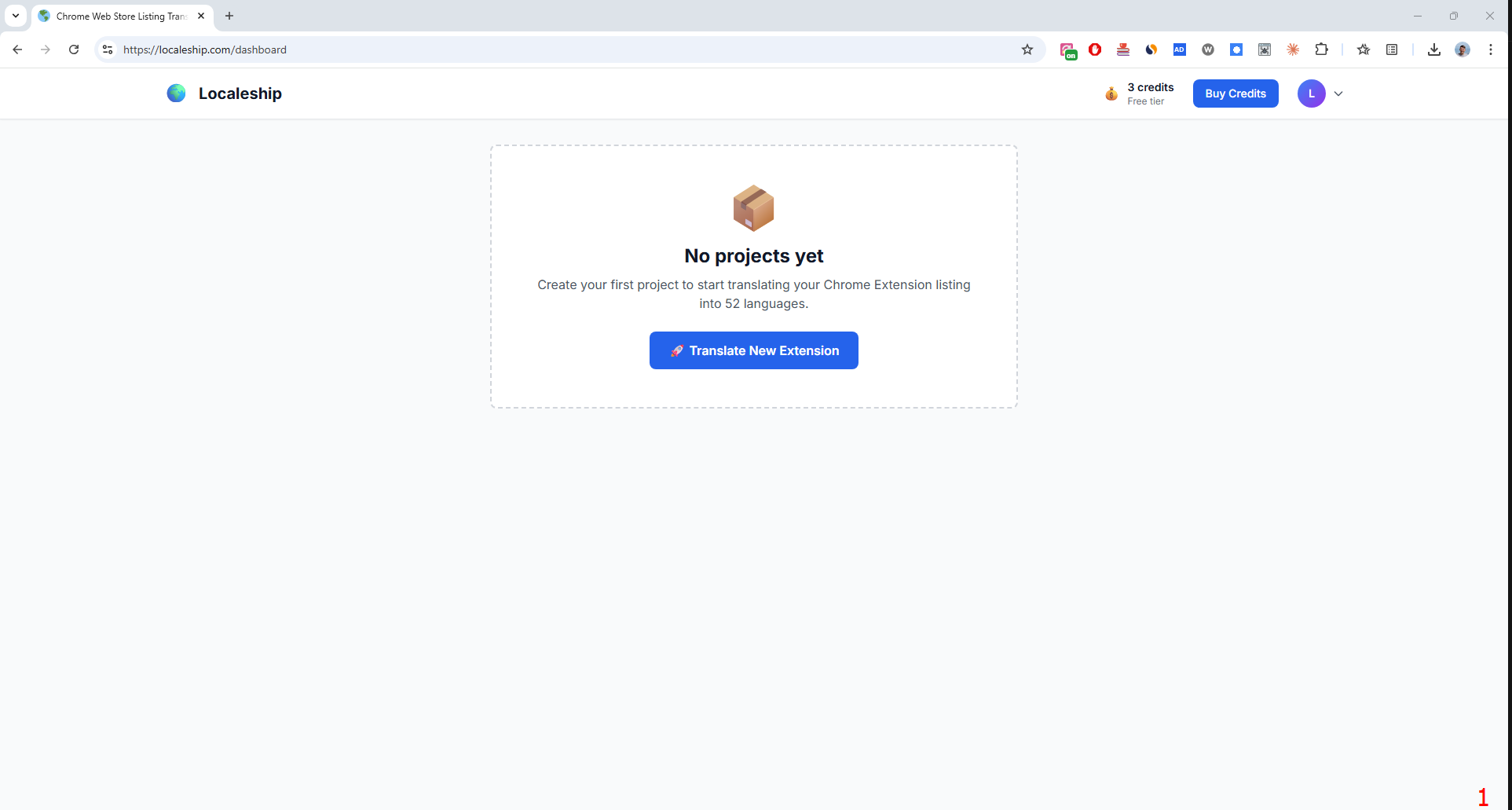 Chrome Web Store Listing Translator - Screenshot 3 showing product features and functionality