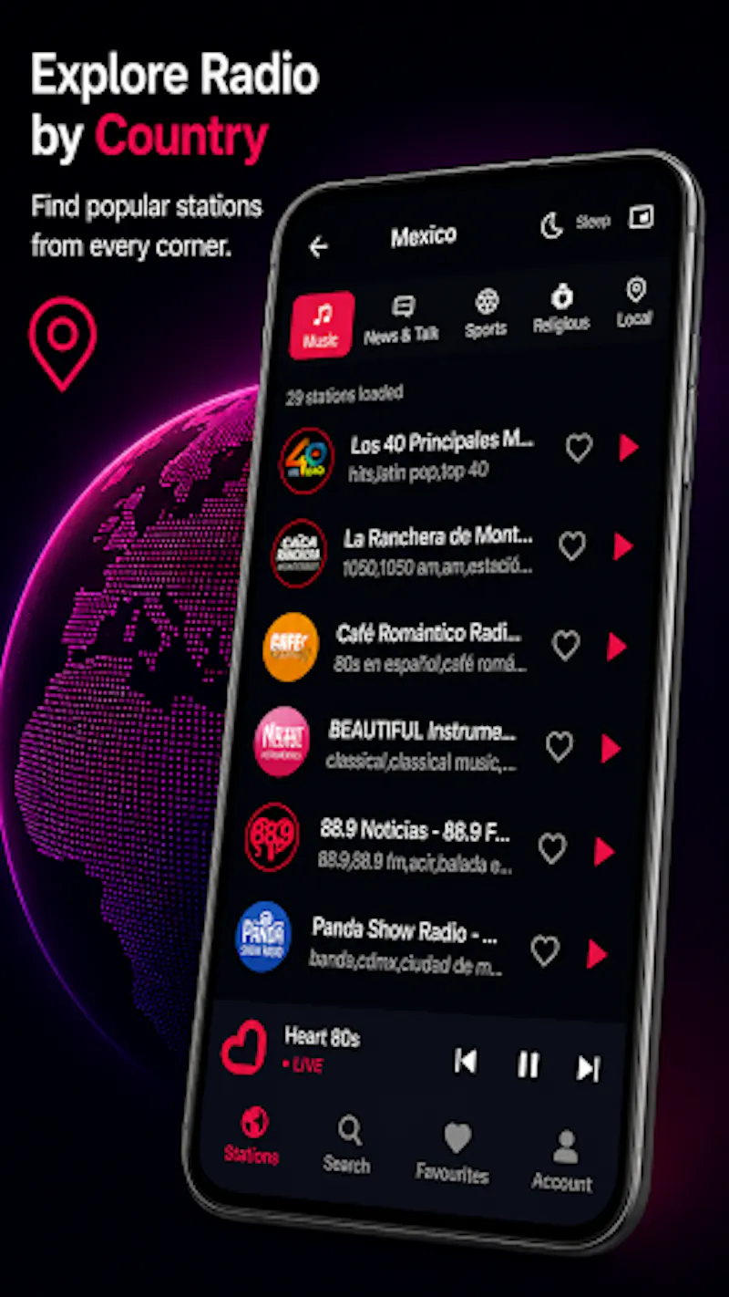 TuneAll Radio: 50K+ Live FM screenshot 3