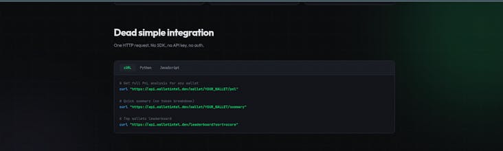 WalletIntel gallery image