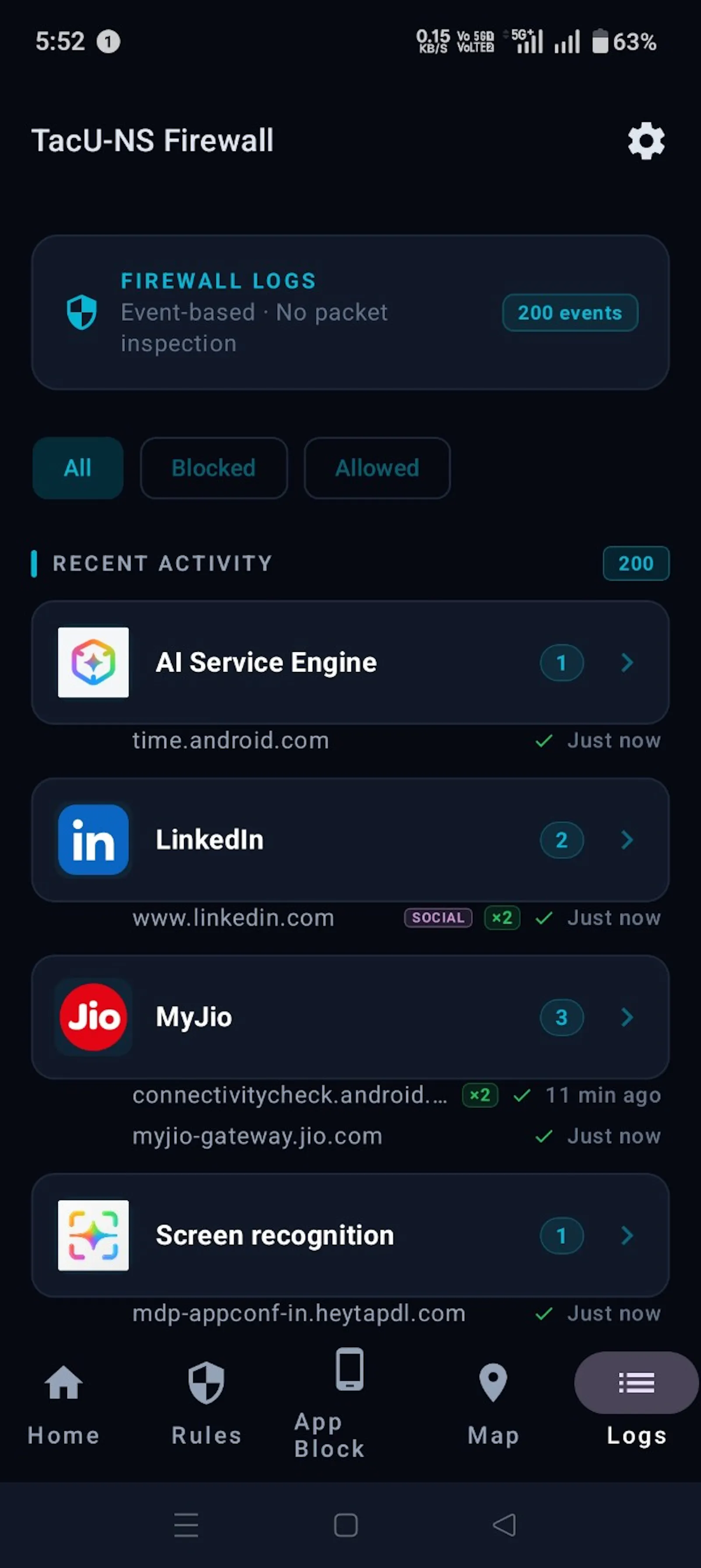 TacUNS Firewall screenshot 6