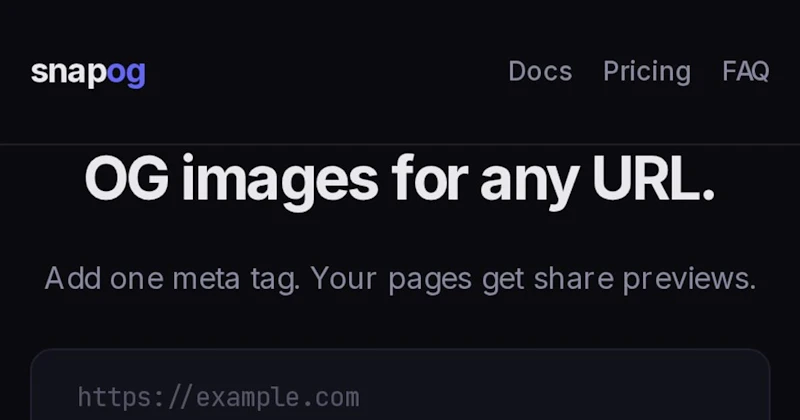 SnapOG - Easy, SEO Friendly Social Cards screenshot 2
