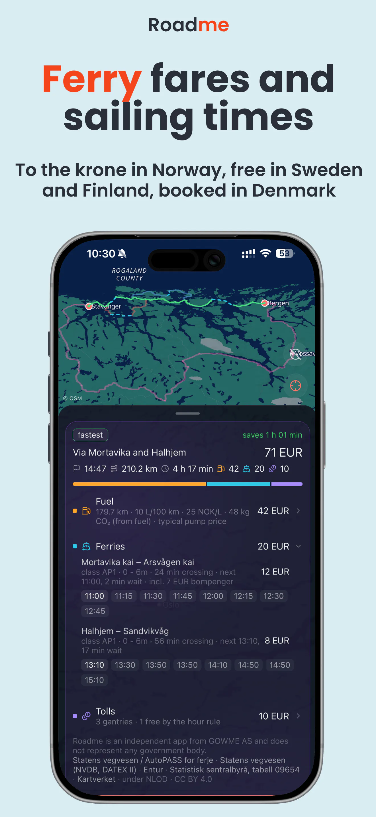 Road.me: Fuel, Toll & Ferry Calculator gallery image