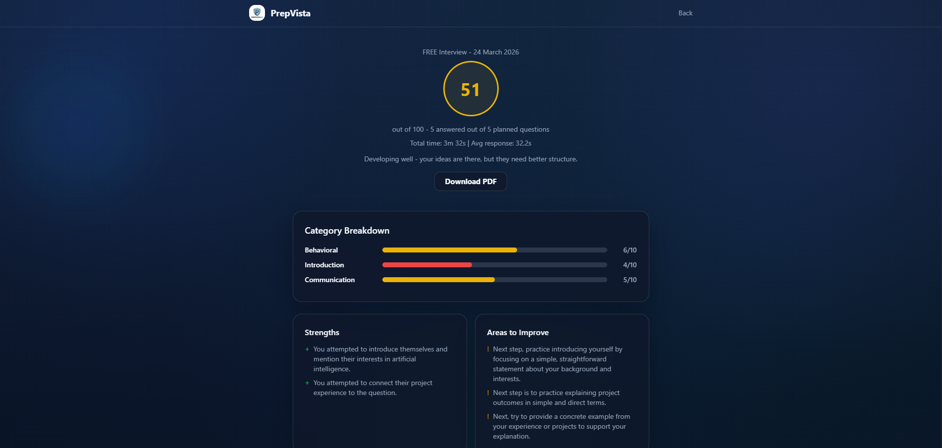 PrepVista AI gallery image