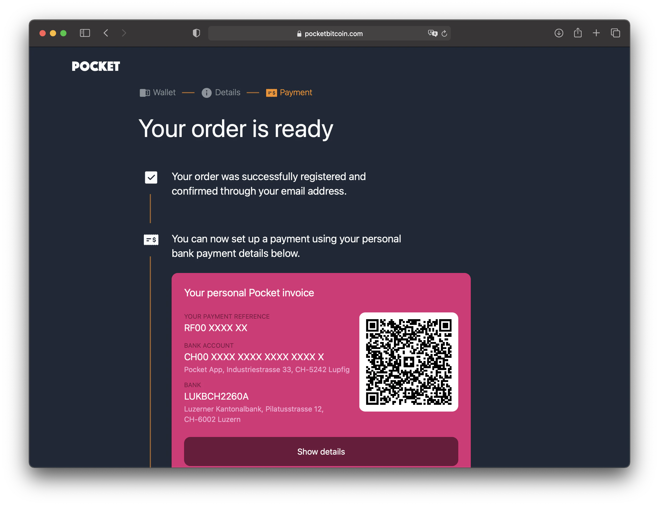 Pocket Bitcoin: Buy bitcoin directly into self-custody | Product Hunt