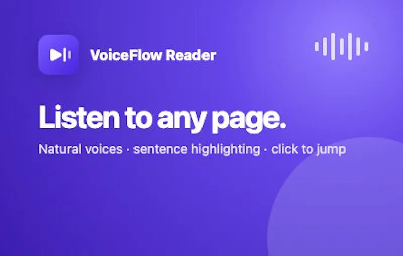 VoiceFlow Reader screenshot 2