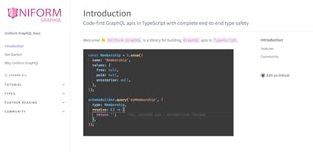 Uniform GraphQL gallery image