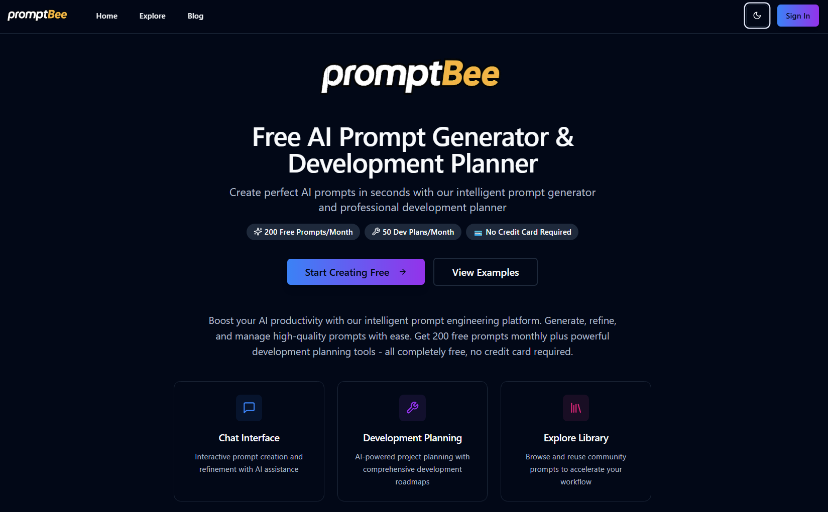 promptbee screenshot 1